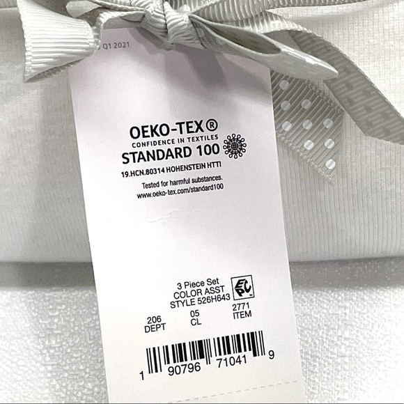 Carter’s Just One You 3 Pack Long Sleeve Cotton White Bodysuits Set 3-Months New - Picture 7 of 10